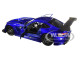 Mercedes AMG GT3 Bright Blue 1/24 Diecast Model Car Motormax 73386