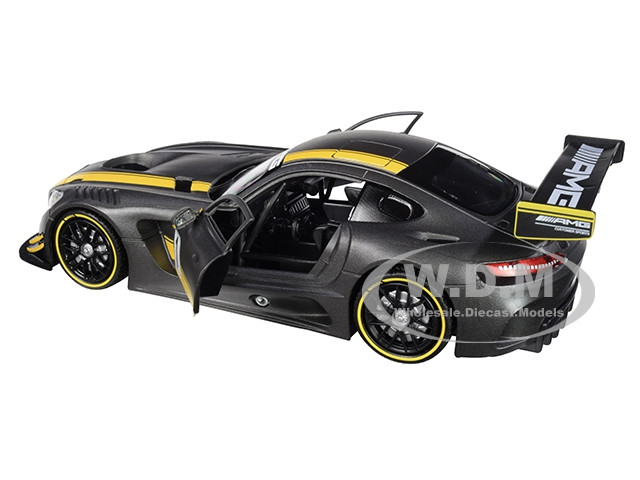 Mercedes AMG GT3 #1 Matt Gray Yellow Stripes GT Racing 1/24