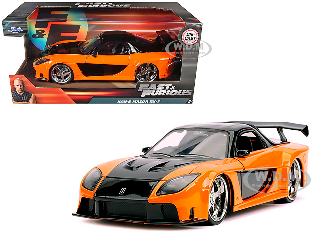 Han's Mazda RX-7 RHD Right Hand Drive Orange Black Fast & Furious