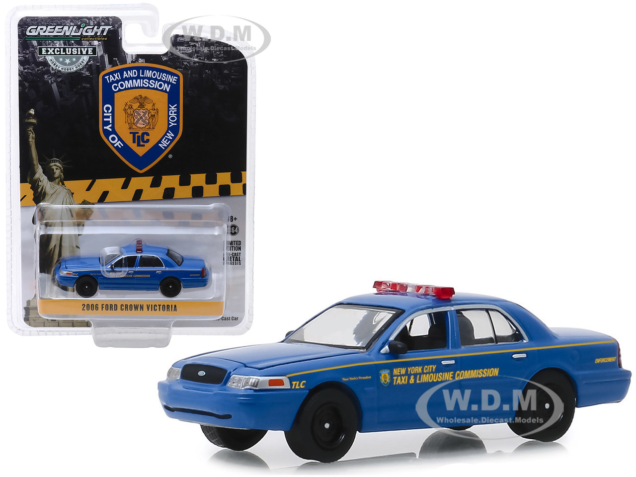 1994 94 FORD CROWN VICTORIA NYC TAXI CAB NEW YORK 1:64 SCALE DIECAST MODEL CAR 
