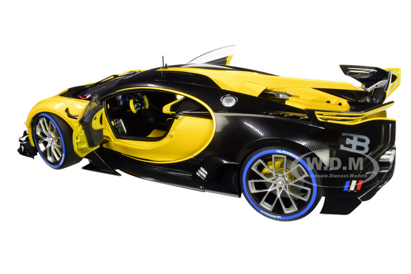 Bugatti Concept Vision Gran Turismo 2018 Midas Yellow AUTOART 1:18 AA70989 Model