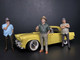 Weekend Car Show 8 piece Figurine Set for 1/18 Scale Models American Diorama 38209 38210 38211 38212 38213 38214 38215 38216