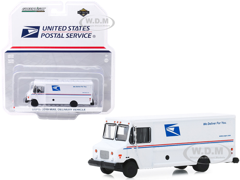1:64 Scale USPS LLV with Mailbox United States Postal Service 