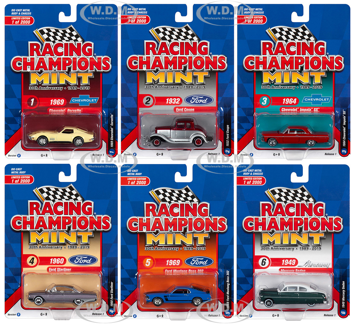 18B Racing Champions Mint Gold Chase 1965 Ford F-100 Pickup B case