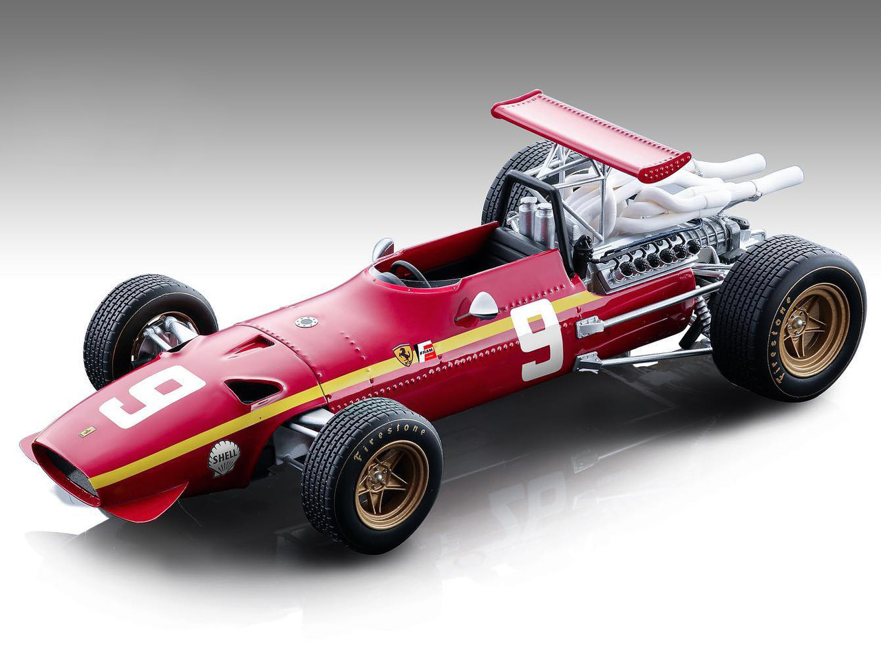 Brumm R171 1:43 Modellino Diecast Ferrari 312 F1 Gp Francia Jacky Ickx 1968 