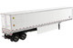53' Dry Cargo Van Trailer White Transport Series 1/50 Diecast Model Diecast Masters 91021