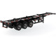 40' Skeleton Trailer Black Transport Series 1/50 Diecast Model Diecast Masters 91024