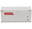 20' Dry Goods Sea Container OOCL White Transport Series 1/50 Model Diecast Masters 91025 B
