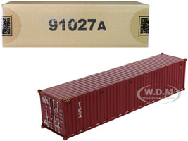 40' Dry Goods Sea Container TEX Burgundy Transport Series 1/50 Model Diecast Masters 91027 A