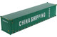 40' Dry Goods Sea Container China Shipping Green Transport Series 1/50 Model Diecast Masters 91027 C