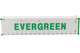 40' Refrigerated Sea Container EverGreen White Transport Series 1/50 Model Diecast Masters 91028 A