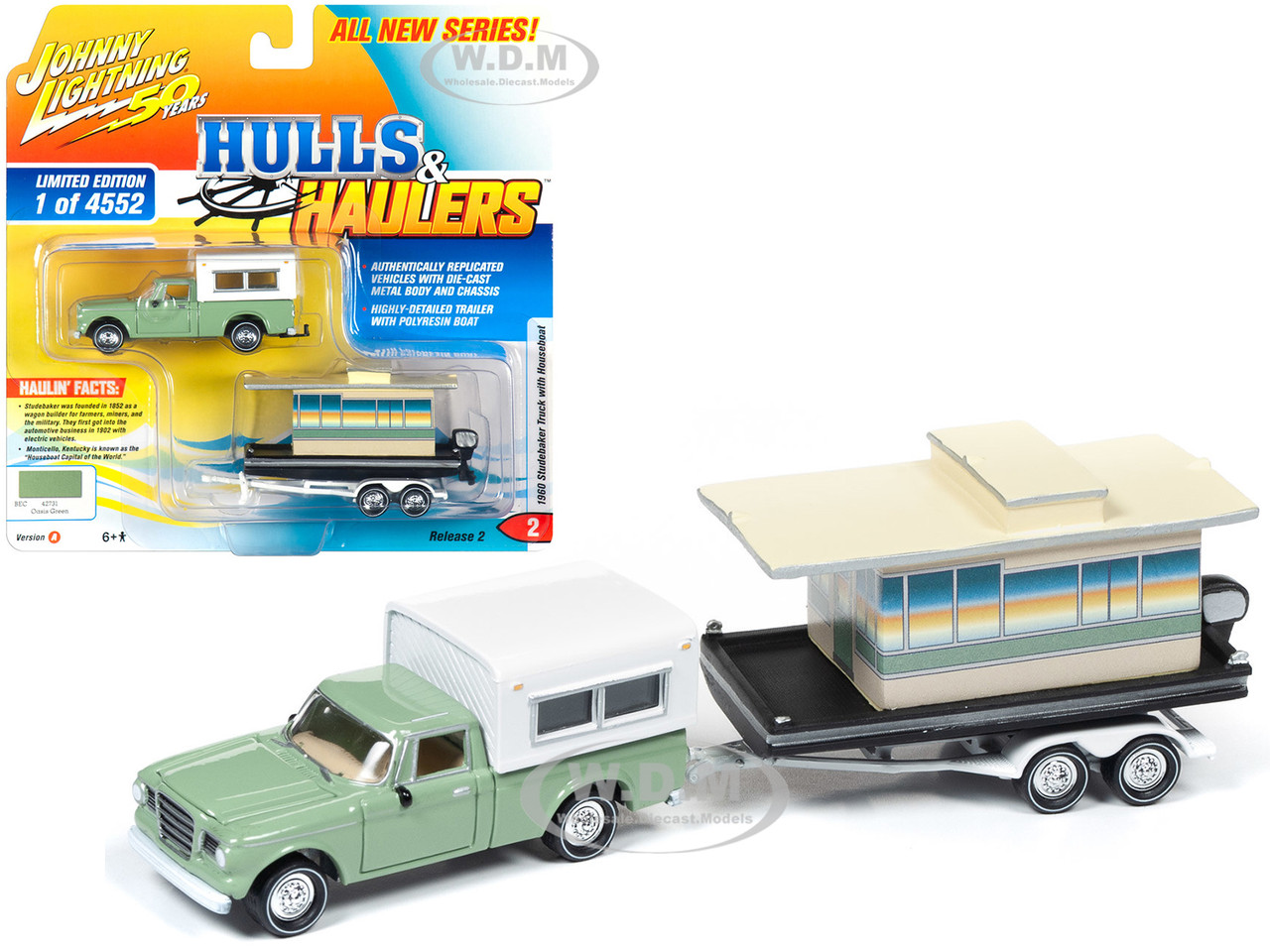 diecast truck and camper