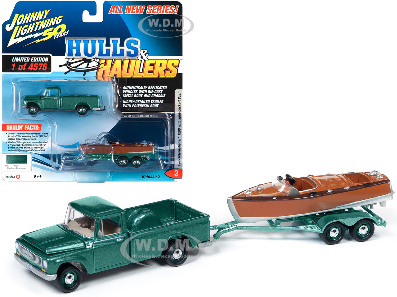 toy pickup truck and boat trailer