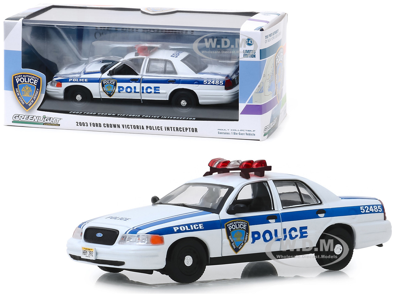 86520 Greenlight 1//43 MacGyver TV SHOW 2003 Ford Crown Victoria Police Car