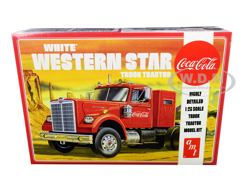 Details about   Model Truck Parts AMT White Western Star Semi Truck Cab Parts 1/25 