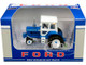 Ford 9000 Narrow Front Tractor with Cab Blue White 1/64 Diecast Model SpecCast ZJD1834