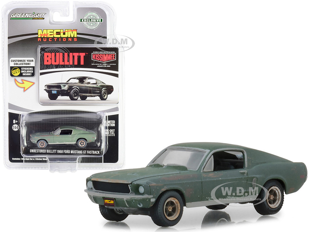 GREENLIGHT 1//64 LIMITED EDITION 1968 MUSTANG GT FASTBACK MUSTANG OWNERS MUSEUM