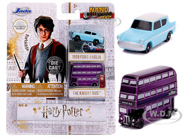 Harry Potter 2 piece Set Nano Hollywood Rides Diecast Models Jada 31719