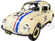 Volkswagen Beetle Racing #53 Cream 1/18 Diecast Model Car Solido S1800505