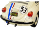 Volkswagen Beetle Racing #53 Cream 1/18 Diecast Model Car Solido S1800505