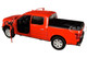 019 Ford F-150 Lariat Crew Cab Pickup Truck Red 1/24-1/27 Diecast Model Car by Motormax 79363r