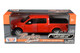 019 Ford F-150 Lariat Crew Cab Pickup Truck Red 1/24-1/27 Diecast Model Car by Motormax 79363r