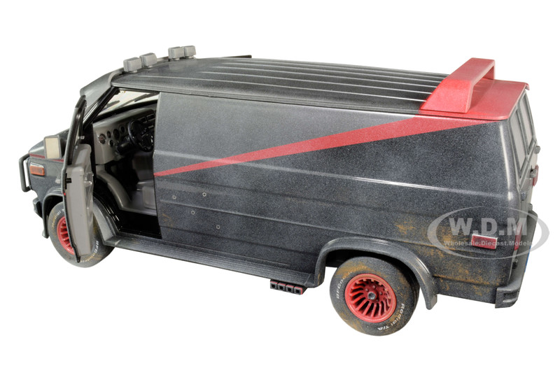 1983 GMC Vandura Black Weathered Version Bullet Holes The A