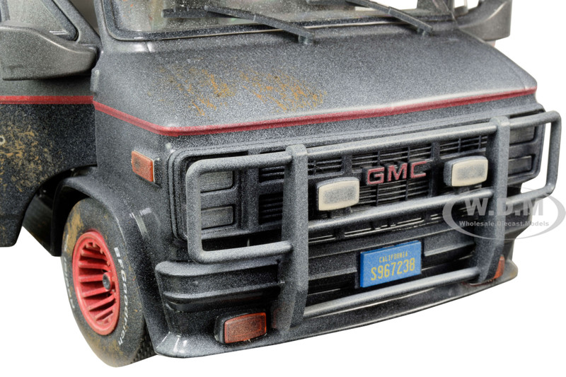 1983 GMC Vandura Black Weathered Version Bullet Holes The A