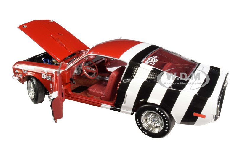Toys & Hobbies AUTOWORLD AW259 68 FORD MUSTANG COBRA JET SUPER STOCK SANDY  ELLIOT DIECAST 1:18 Cars, Trucks & Vans strong.rs