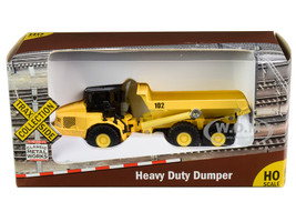 Heavy Duty Dumper Truck Yellow TraxSide Collection 1/87 HO Scale Diecast Model Classic Metal Works TC101 B