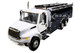 International DuraStar Liquid Fuel Tank Truck White Chrome 1/50 Diecast Model First Gear 50-3434