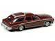 1974 Buick Estate Wagon Burgundy Metallic Woodgrain Sides 1/87 HO Scale Model Car Classic Metal Works 30588