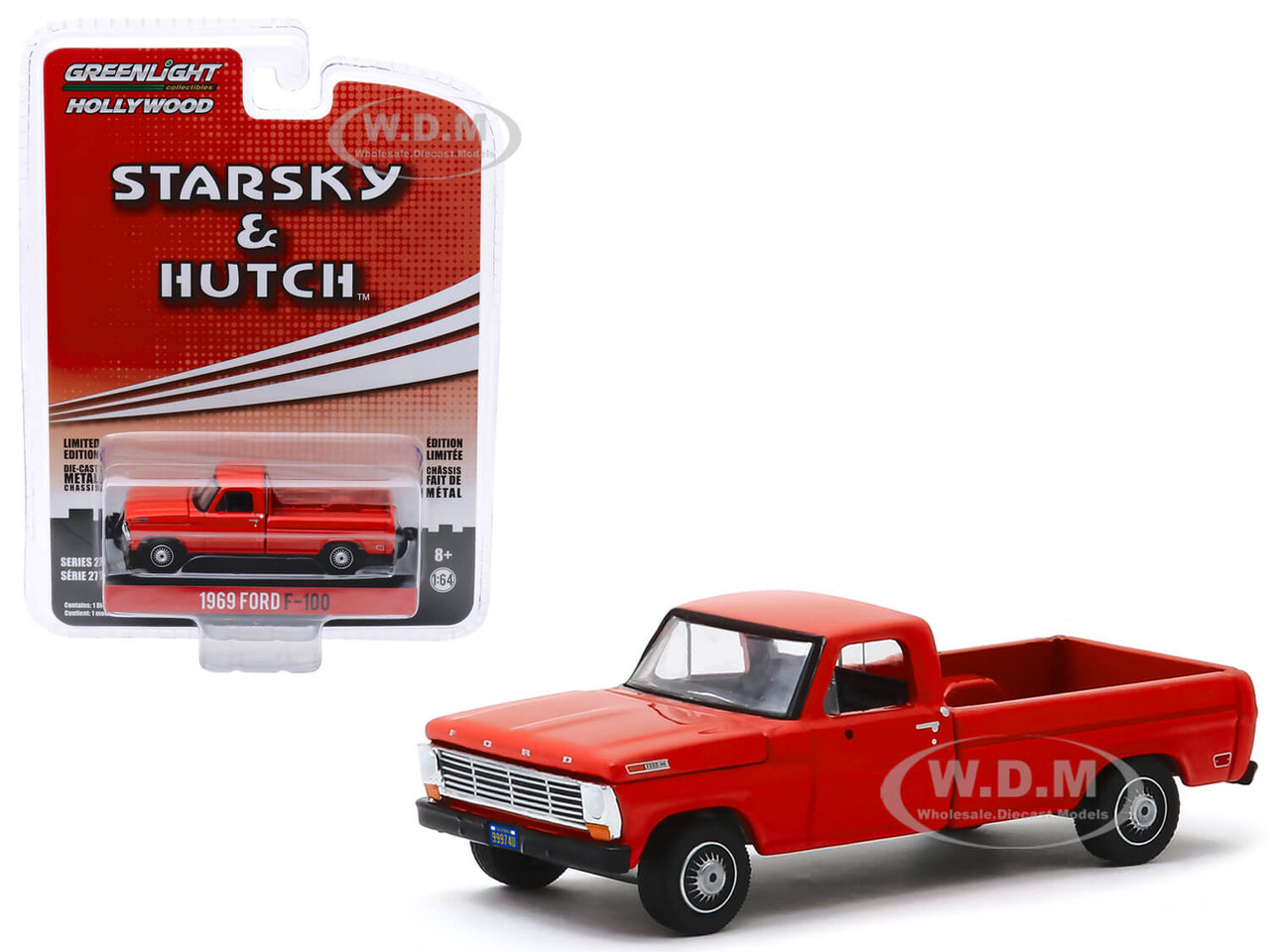 GREENLIGHT 1966 FORD MUSTANG FASTBACK STARSKY /& HUTCH HOLLYWOOD SERIES 1:64 CAR