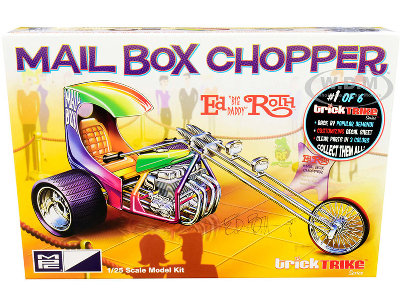 Skill 2 Model Kit Mail Box Chopper Trike Ed Big Daddy Roth's Trick Trikes Series 1/25 Scale Model MPC MPC892