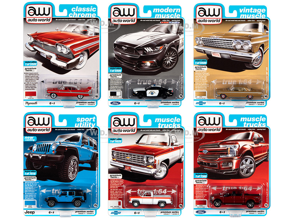 autoworld diecast chase cars