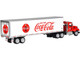 Truck Tractor with 53' Trailer Drink Coca Cola Red White 1/50 Diecast Model Motorcity Classics 450025