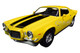 1971 Chevrolet Camaro Yellow Black Stripes 1/18 Diecast Model Car Maisto 31131