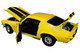 1971 Chevrolet Camaro Yellow Black Stripes 1/18 Diecast Model Car Maisto 31131