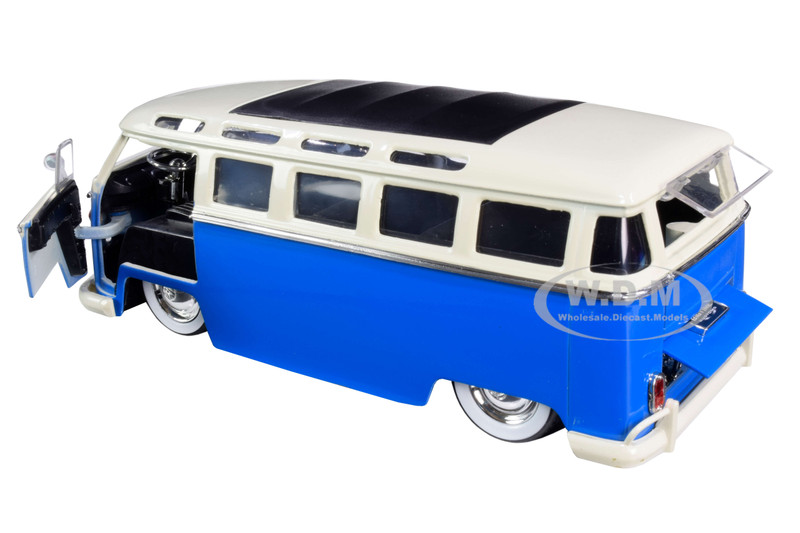 Diecast & Toy Vehicles Toys & Hobbies 1962 VOLKSWAGEN BUS BLUE & CREAM
