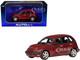 2001 Chrysler PT Cruiser Dark Red Metallic 1/64 Diecast Model Car Autoart 20062
