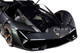 Lamborghini Terzo Millennio Dark Gray Metallic Black Top Carbon Accents 1/24 Diecast Model Car Bburago 21094