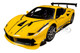 Ferrari 488 Challenge #25 Yellow Blue Stripes Ferrari Racing 1/24 Diecast Model Car Bburago 26307
