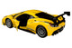 Ferrari 488 Challenge #25 Yellow Blue Stripes Ferrari Racing 1/24 Diecast Model Car Bburago 26307