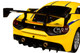 Ferrari 488 Challenge #25 Yellow Blue Stripes Ferrari Racing 1/24 Diecast Model Car Bburago 26307