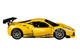 Ferrari 488 Challenge #25 Yellow Blue Stripes Ferrari Racing 1/24 Diecast Model Car Bburago 26307