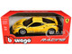 Ferrari 488 Challenge #25 Yellow Blue Stripes Ferrari Racing 1/24 Diecast Model Car Bburago 26307