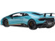 Lamborghini Huracan Performante Blu Glauco Solid Blue Black Wheels 1/12 Model Car Autoart 12077