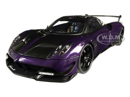 Pagani Huayra BC Viola PSO Purple Carbon Accents 1/18 Model Car Autoart 78279
