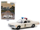 1975 Dodge Monaco Cream Hazzard County Sheriff Hobby Exclusive 1/64 Diecast Model Car Greenlight 30140
