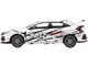Honda Civic Type R FK8 RHD Right Hand Drive White BLITZ Limited Edition 1200 pieces Worldwide 1/64 Diecast Model Car True Scale Miniatures MGT00095